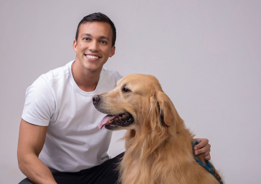 Leonam Pinheiro é defensor da causa animal (Assessoria) Leonam Pinheiro é defensor da causa animal (Assessoria)