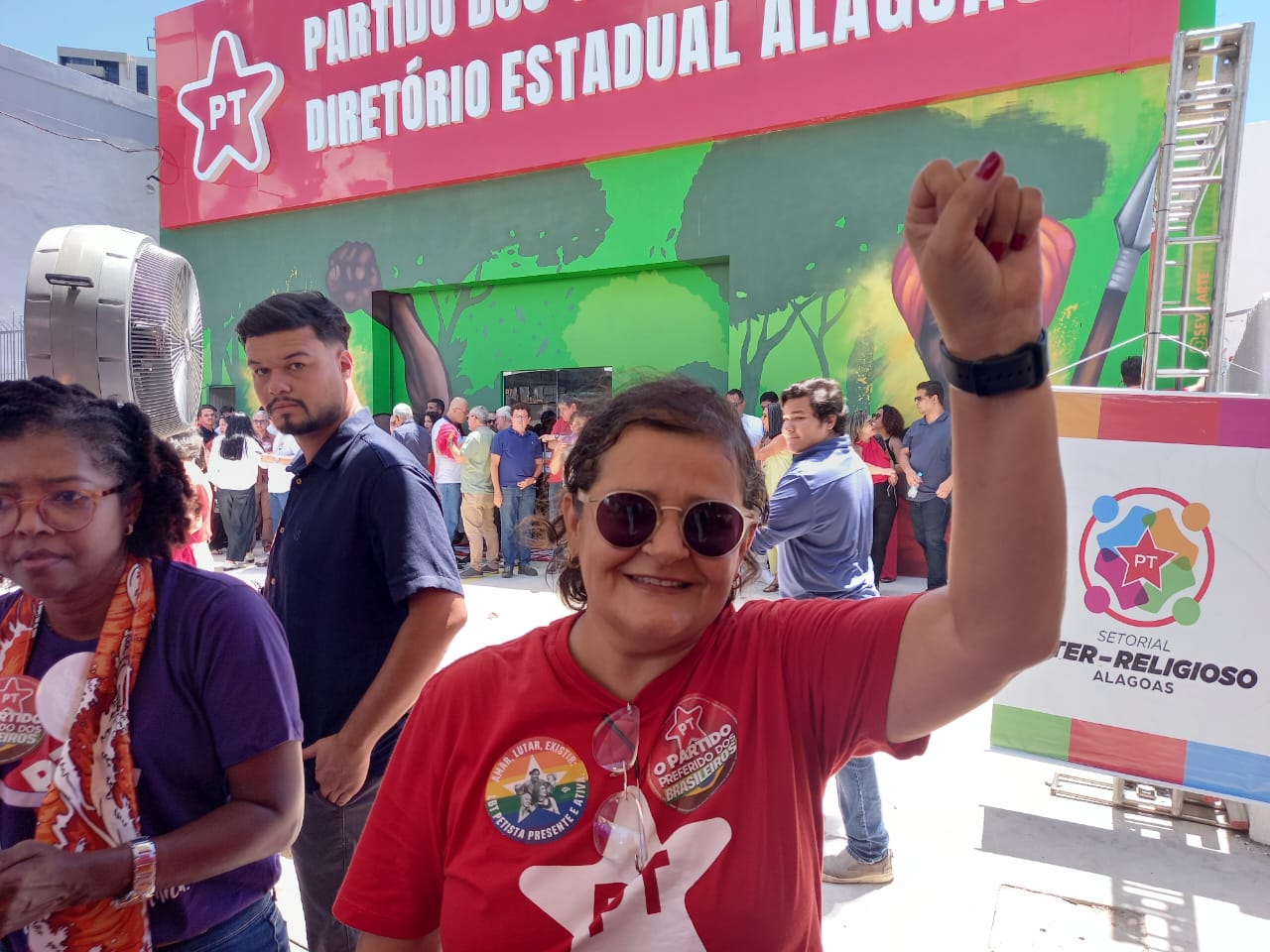 Presidente do diretório municipal em Maceió, Alessandra Costa (Foto: Sandro Lima)